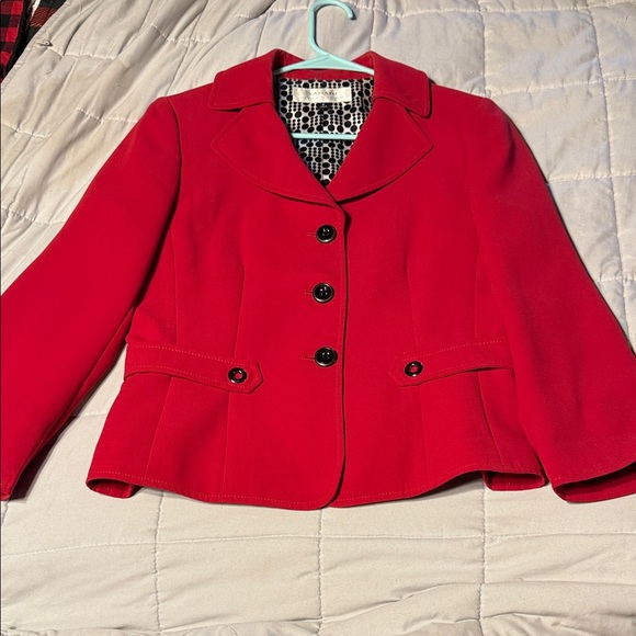 Elegant Tahari Red Women's Blazer - Picture 5 of 15